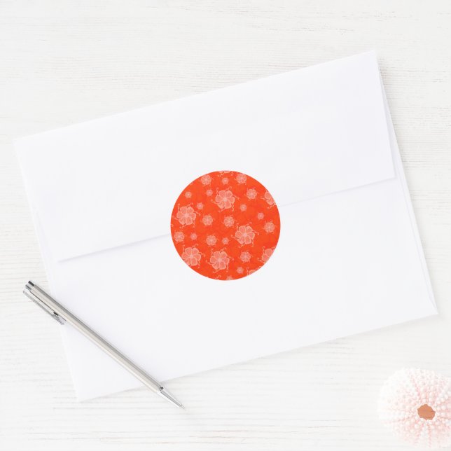 FTF Autocollants Monochromes Orange (Enveloppe)