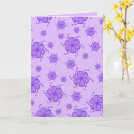 FTF Monochrome 5x7 Leere Karte in Lila