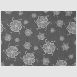 FTF Monochromes Seidenpapier in dunklem Graustufen