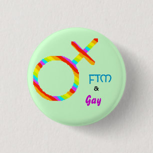 FTM und homosexueller Knopf Button