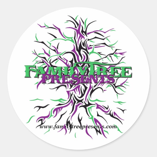 FTP-Sticker Runder Aufkleber (Vorderseite)