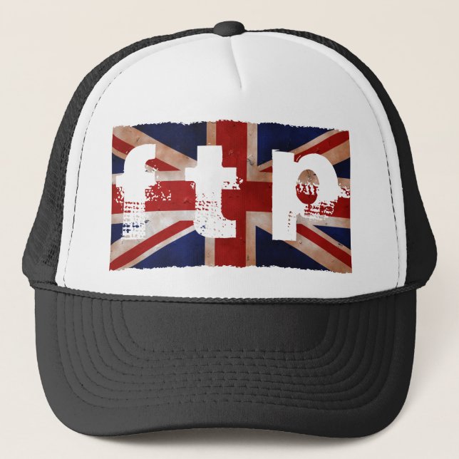 FTP Union Jack Trucker Hat Truckerkappe (Vorderseite)
