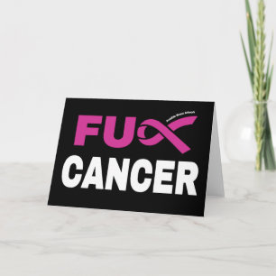 FU CANCER...Brustkrebs Karte