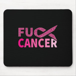 Fu Cancer Fighter Pink Ribbon Brustkrebs Awaren Mousepad