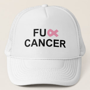 FU ** Casquette rose de ruban de cancer du sein de