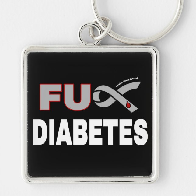 FU Diabetes Schlüsselanhänger (Vorne)