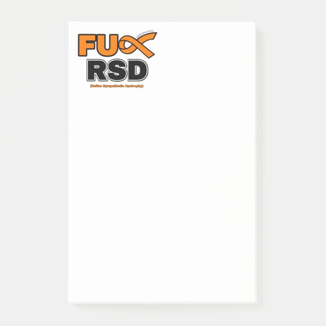 FU RSD POST-IT KLEBEZETTEL (Vorderseite)