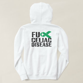 FU Zöliakie - Schwarz & Grün Hoodie