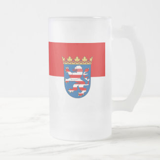 Fůag of Hesse Frosted Glass Beer Mug Mattglas Bierglas
