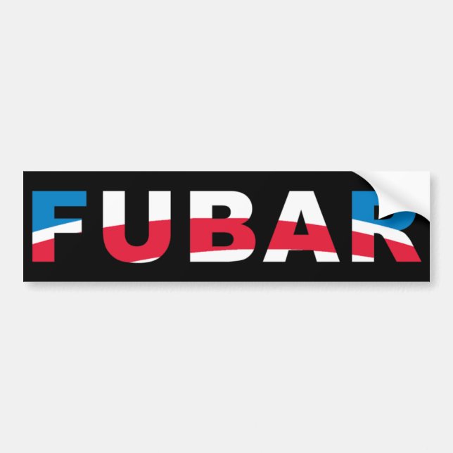 FUBAR AUTOAUFKLEBER (Vorne)