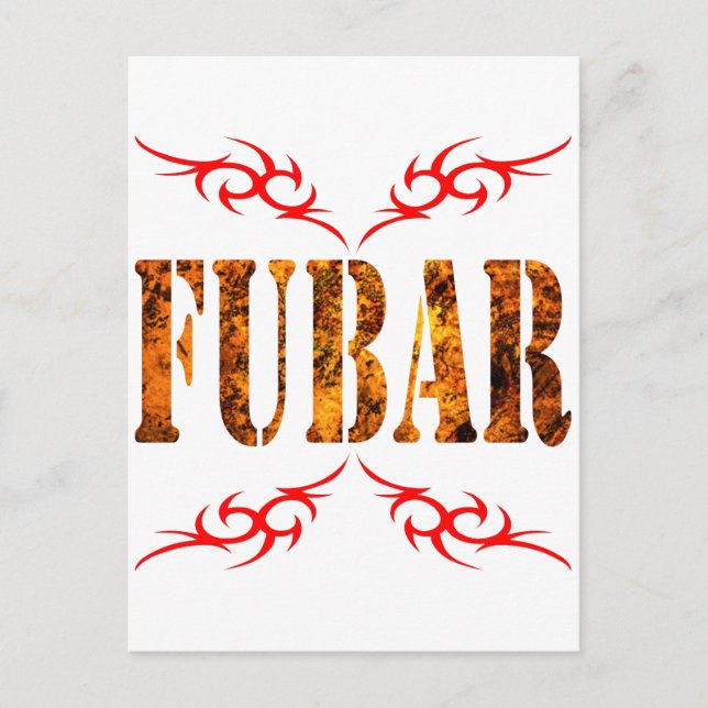 FUBAR POSTKARTE (Vorderseite)