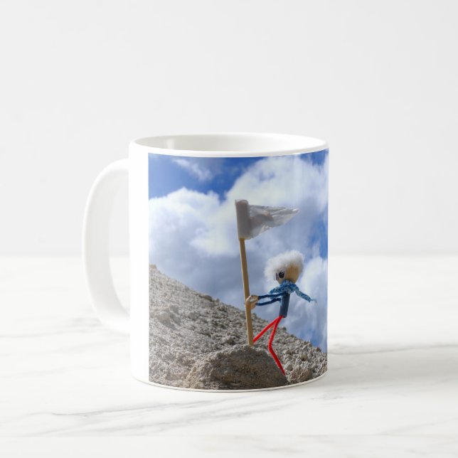 Fubby poppetje die naar de top gaat. kaffeetasse (Vorderseite Links)