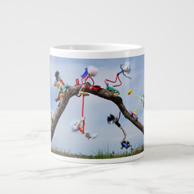Fubby's die aan het Skaten zijn. Jumbo-Tasse (Vorderseite)