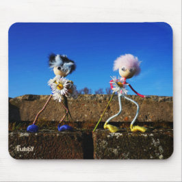 Fubby's die elkaars Valentijn zijn. Mousepad