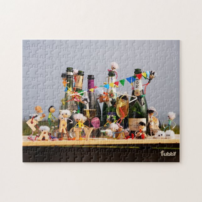 Fubby's die Feest vieren, gefeliciteerd, Proost ! (Horizontal)