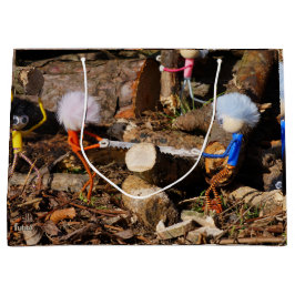 Fubby's die hout zagen. große geschenktüte