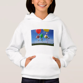 Fubby's in luchtballonnen die op avontuur gaan. hoodie