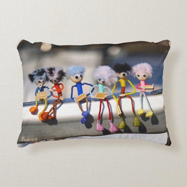 Fubby's op giek in 'Manhatten' poster. Dekokissen (Vorderseite)