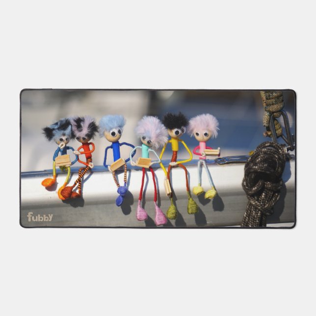 Fubby's op giek in 'Manhatten' poster. Schreibtischunterlage (Vorderseite)