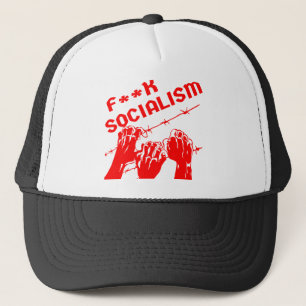 Fuc>  Socialism Barb Wire #USAPatriotGraphics © Truckerkappe