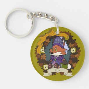 Fuchs Acryl-Schlüsselanhänger Schlüsselanhänger