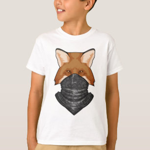 Fuchs als Bandit mit Halstuch T-Shirt