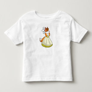 Fuchs als Braut mit Hochzeitskleid.PNG Kleinkind T-shirt
