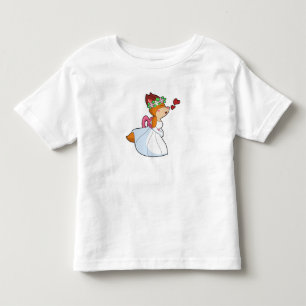Fuchs als Braut mit Hochzeitskleid und Blumenkranz Kleinkind T-shirt