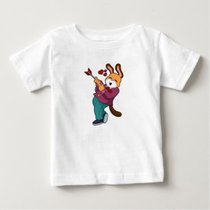 Fuchs als Bräutigam mit Anzug Baby T-shirt