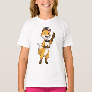 Fuchs als Bräutigam mit Ehering T-Shirt