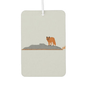🦊 Fuchs auf dem Felsen Autolufterfrischer