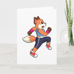 Fuchs beim Laufen Karte
