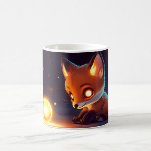Fuchs Cartoon-Stil lebendig Süß Bunt Kaffeetasse