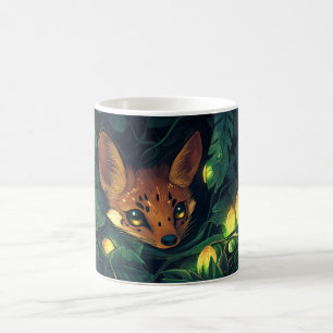 Fuchs Cartoon-Stil lebendige bunte niedliche Kaffe Kaffeetasse