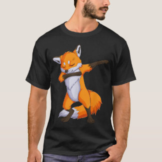 Fuchs Dabbing Fuchs Lustiges Tier Füchse Liebhaber T-Shirt