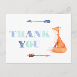 Fuchs Dankeschön Karte, Wirtschaft danke Karte
