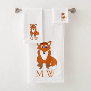 Fuchs Design Monogramm Badhandtuch Set