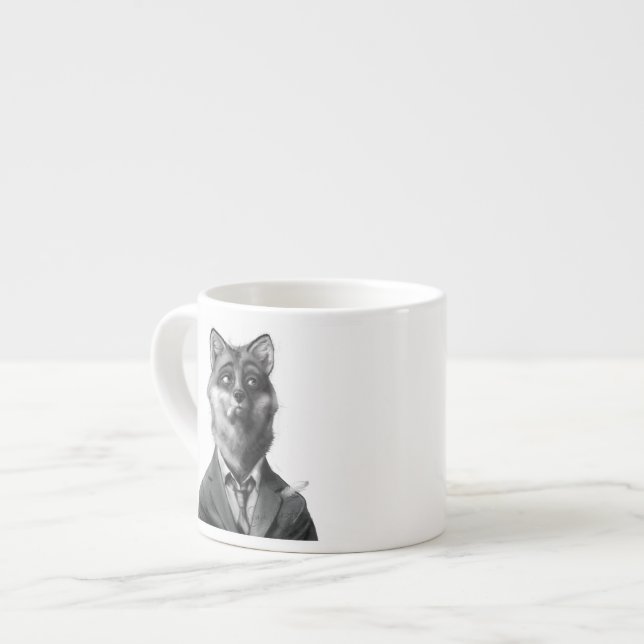 Fuchs-Espresso-Tasse Espressotasse (Vorderseite Links)