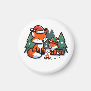 Fuchs Familie Magnet