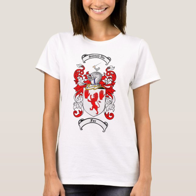 FUCHS-FAMILIENWAPPEN - FUCHS-WAPPEN T-Shirt (Vorderseite)