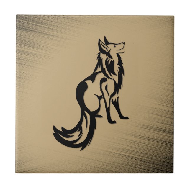 Fuchs Fliese (Vorderseite)