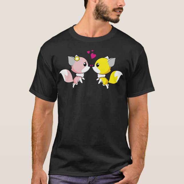 Fuchs Fox-Tier-Knochen-Labrador T-Shirt (Vorderseite)