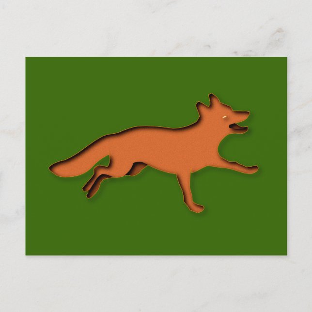 Fuchs Fuchs Postkarte (Vorderseite)