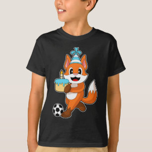 Fuchs Geburtstagsfußball T-Shirt