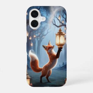 Fuchs-Geist-Handyhülle – Fantasy-Laternenwald-Kuns iPhone 16 Hülle