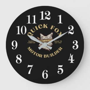 Fuchs Große Wanduhr