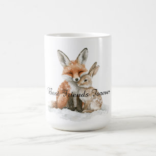Fuchs Hase Kaninchen beste Freunde für immer Kaffeetasse