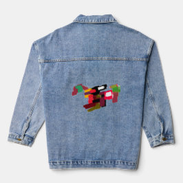 Fuchs Herbst spielt   Jeansjacke