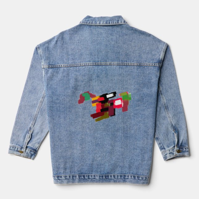 Fuchs Herbst spielt   Jeansjacke (Rückseite)