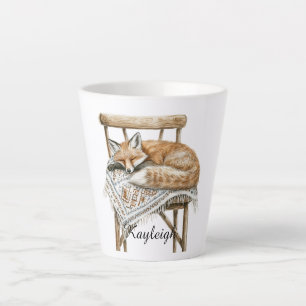 Fuchs im Sessel Weihnachten Milchtasse